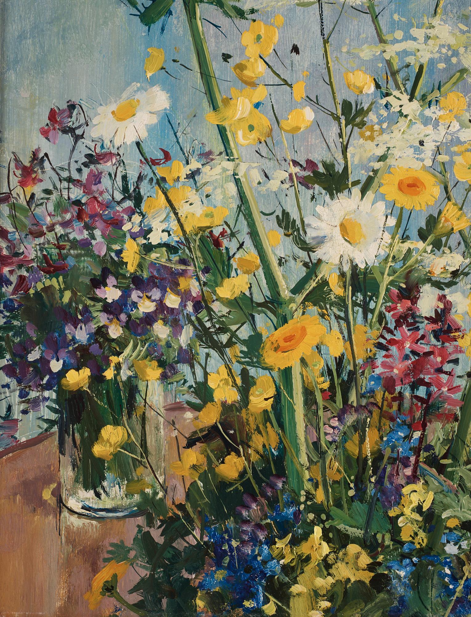 Olle Hjortzberg, Blomsterstilleben.