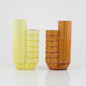 Gunnar Nylund, dubbelvaser, 2 st, Rörstrand.