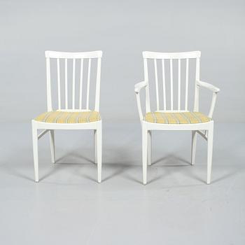 MATGRUPP, 7 delar, "Herrgården", Carl Malmsten, Bodafors, 1900-talets andra hälft.