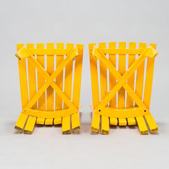 Alvar Aalto, 3+1 garden chairs (Sun-series)'310' for Artek 1960's and late 20th century.