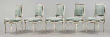 STOLAR, 10 st, gustaviansk stil, 1900-tal.