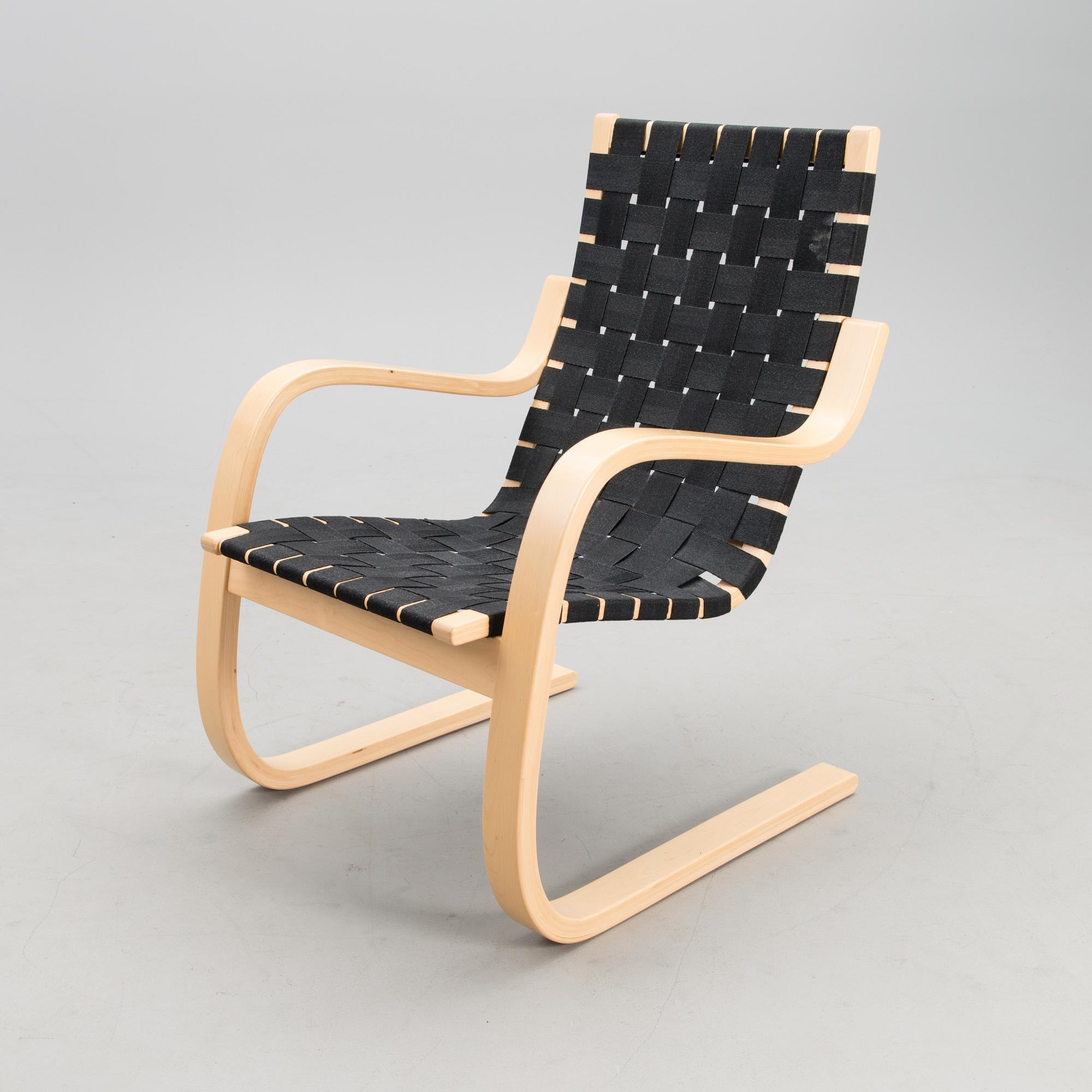 A late 20th century armchair model 406 for Artek, Finland.