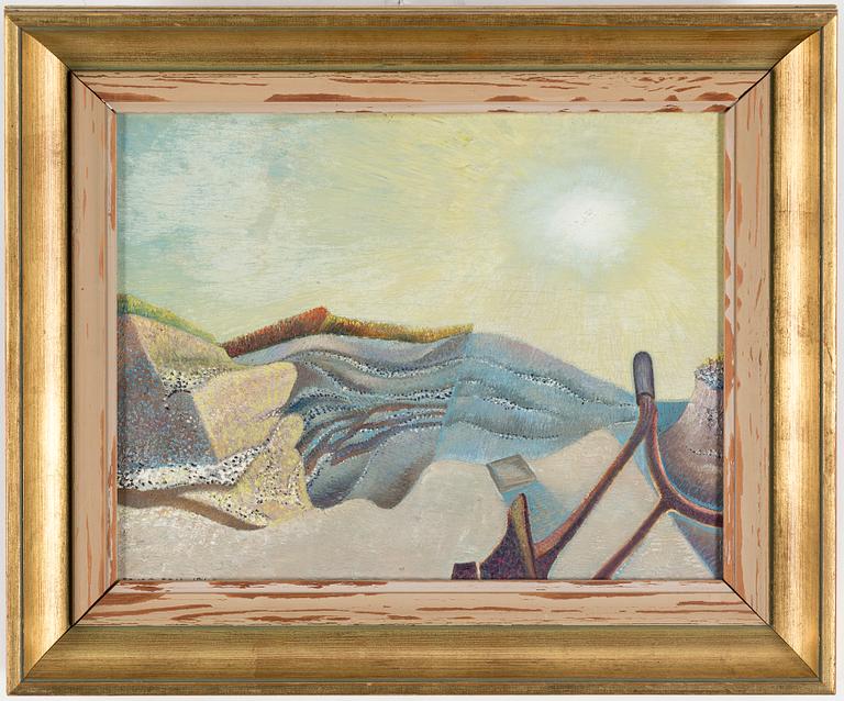 ERIK OLSON, oil on board, signed and dated 1940.