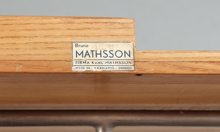 A Bruno Mathsson birch reading table by Karl Mathsson, Värnamo 1940's.