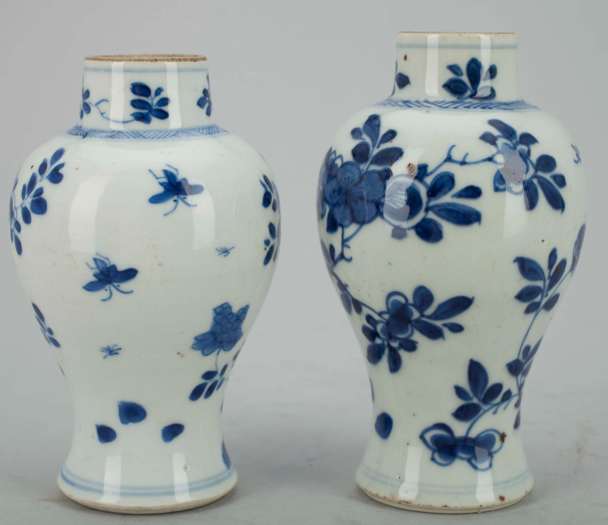 MALJAKKOJA, 2 kpl,  mahd. Kangxi, Kiina, 1600-luku.