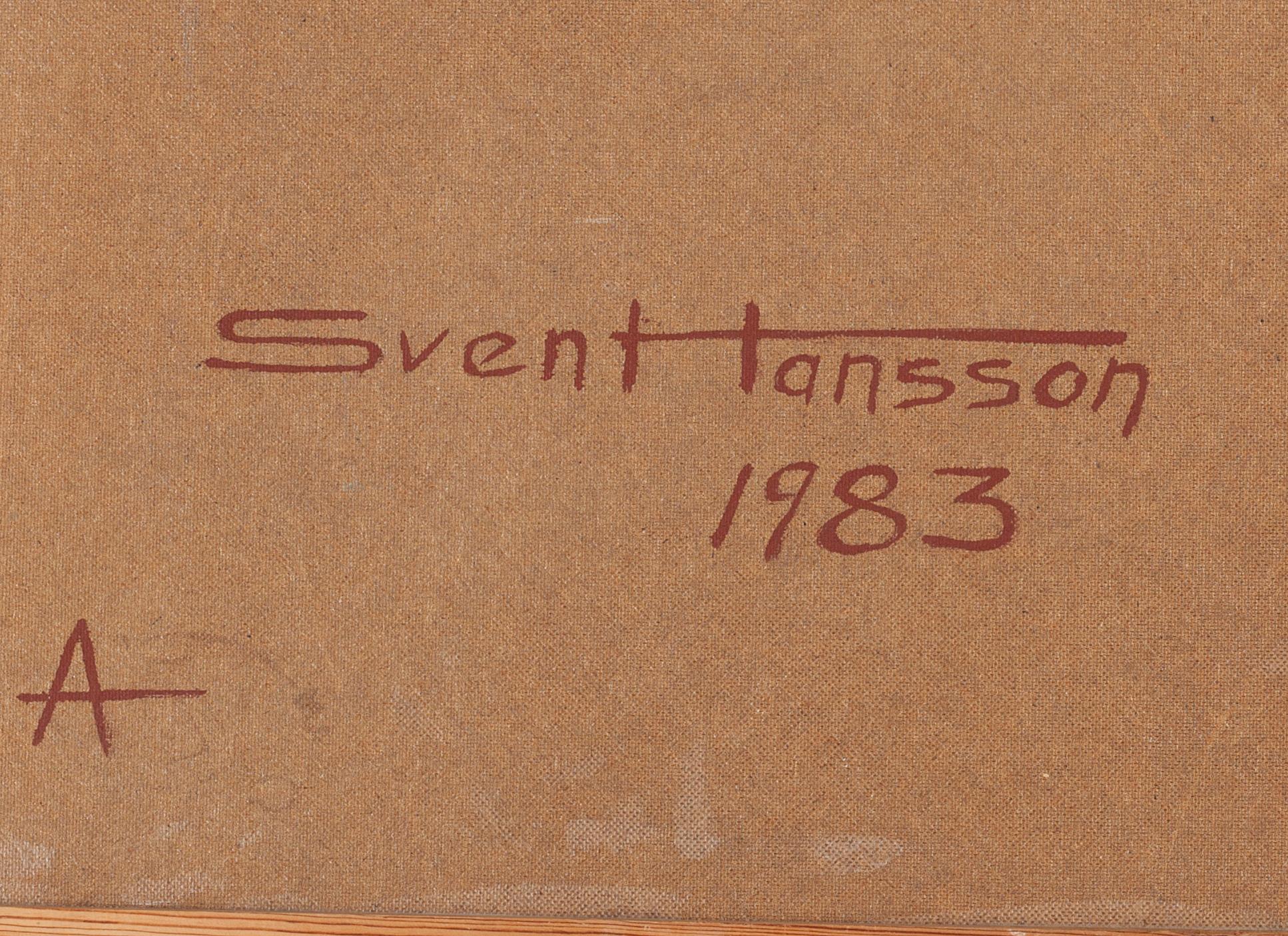 SVEN AXEL HANSSON, oil on panel, signed and dated 1983 à tergo.