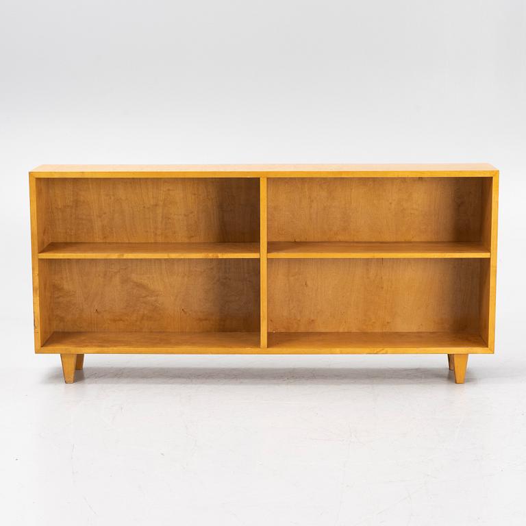 A birch veneered book case. 1940s/50s.