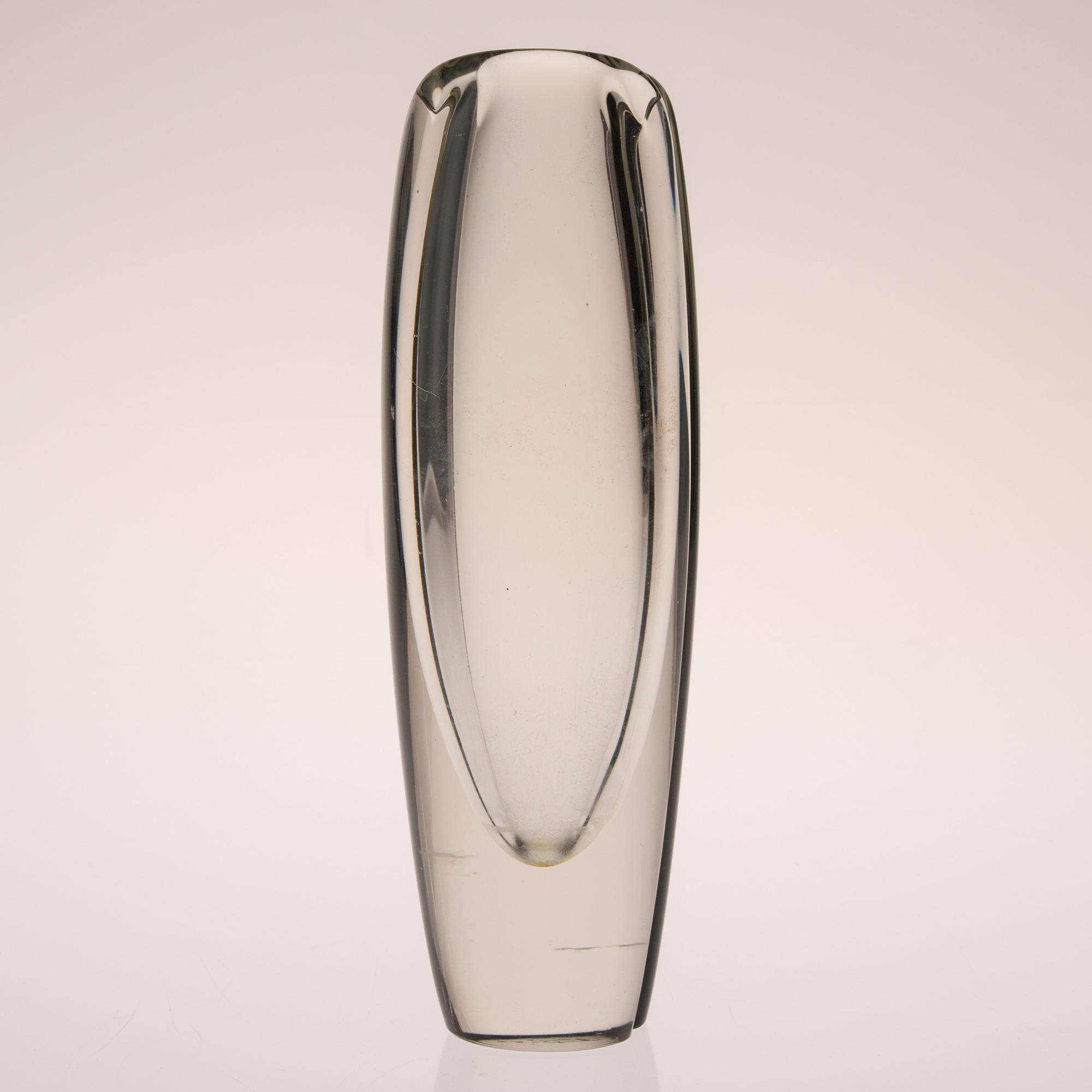 VAS, glas, signerad K. Franck Nuutajärvi Notsjö -59.
