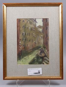 LOTTE LASERSTEIN, pasteller, 2 st, sign.