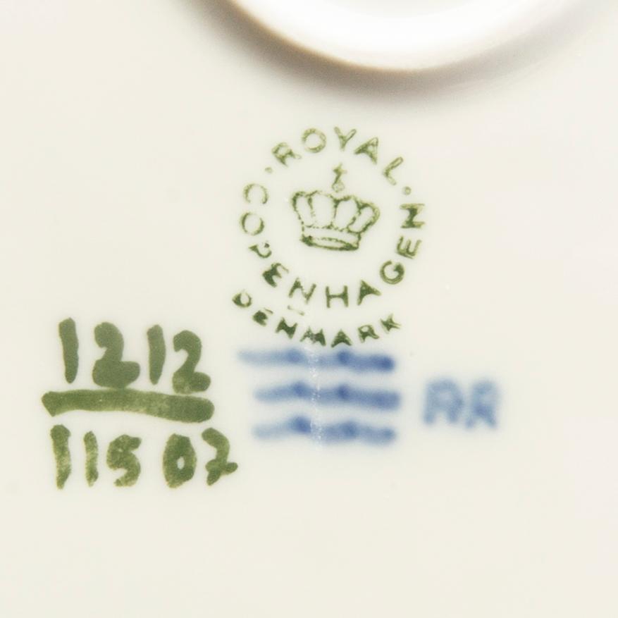 Arnold Krog servis 42 dlr "Blå vifte" Royal Copenhagen Danmark porslin 1900-talets andra hälft.