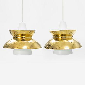 A pair of 'Doo-Wop' ceiling lamps, Louis Poulsen, Denmark.