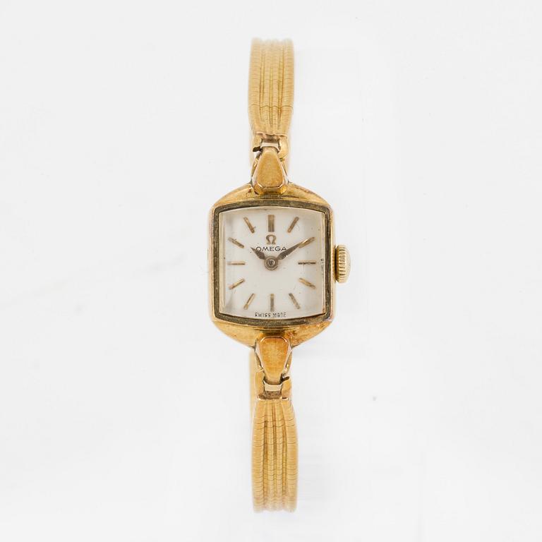 OMEGA, wristwatch, 15 x 15 mm.
