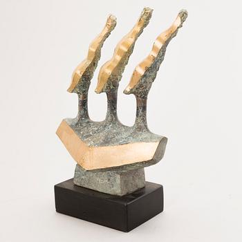 HEIKKI HÄIVÄOJA, skulptur, metall, signerad och daterad -92, numrerad 9/25.