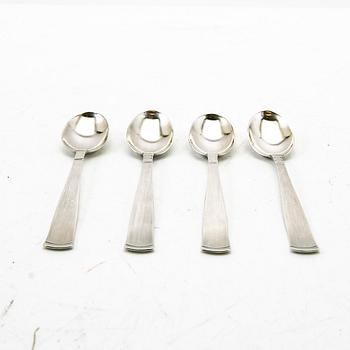 Coffee spoons, silver, 12 pcs, Rosenholm, GAB, second half of the 20th century.