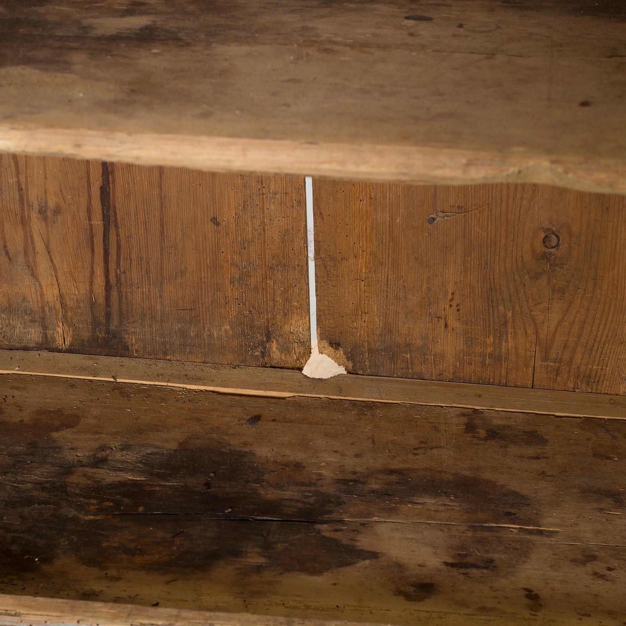 A cabinet, dated 1817.