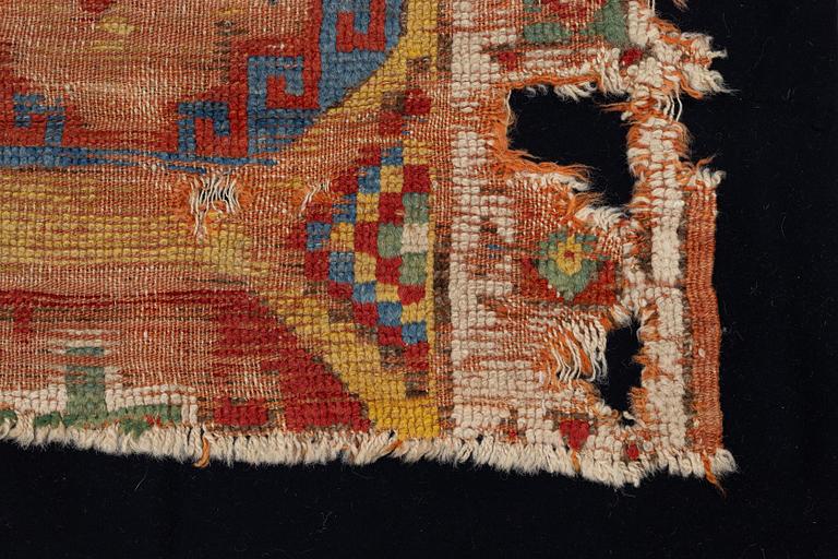 An 18th century Cappadocia 'Memling Gül" fragment, c. 55 x 58 cm.