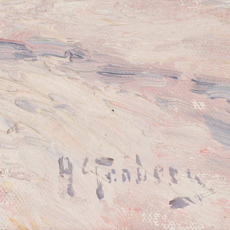 ANTON GENBERG, oljemålning på duk, signerad.