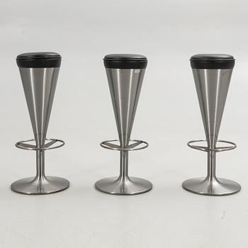 Bar stools, "Snaps", 3 pcs, Johansson Design.