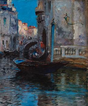 Wilhelm von Gegerfelt, Canals in Venice.