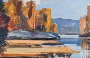 Nils Wikberg, Lake Landscape.