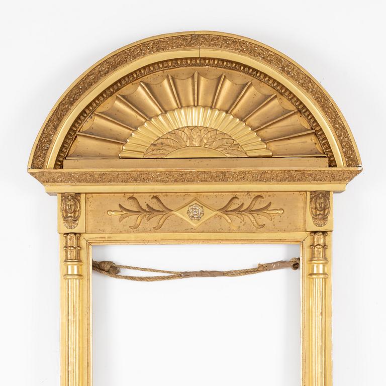 Mirror frame, by Jonas Frisk (mirror manufacturer in Stockholm 1805-1824), Empire.