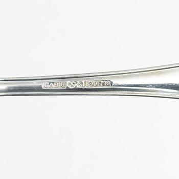 A 38 piece silver cutlery service, model Svensk, GAB/Gewe, Eskilstuna, 1981–2005.
