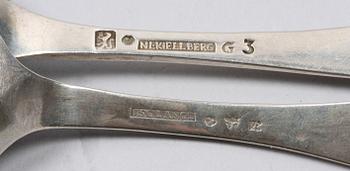 MATSKEDAR, 4 st olika, bla Johan SG Lange, Växjö. 1700/1800-tal.