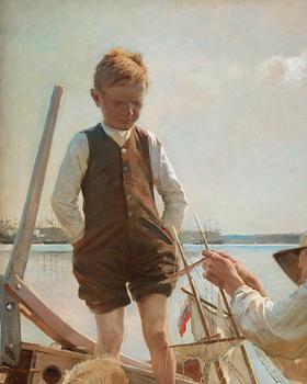 Albert Edelfelt, "Skeppsbyggare".