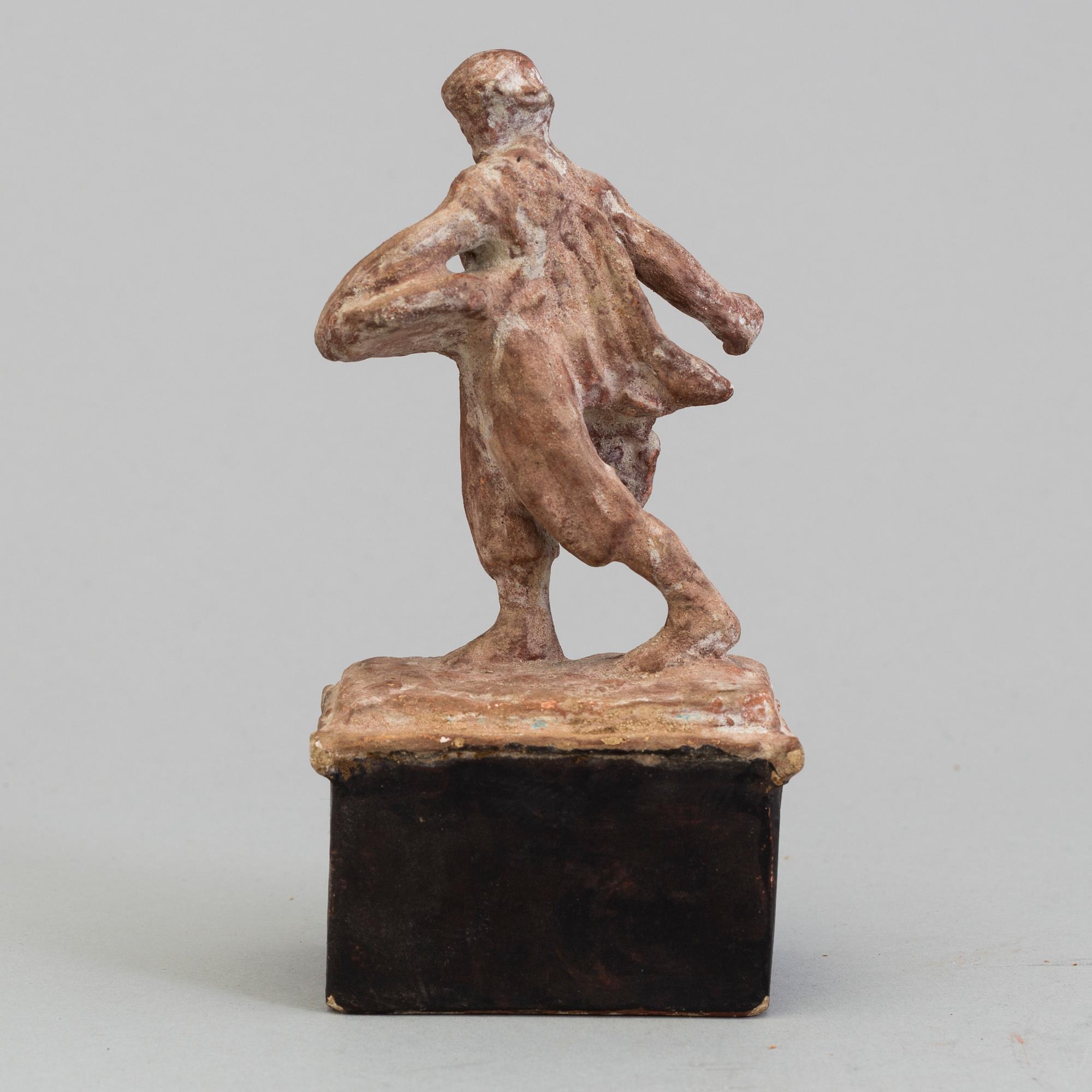 TORE STRINDBERG, sculpture, terracotta, signed.