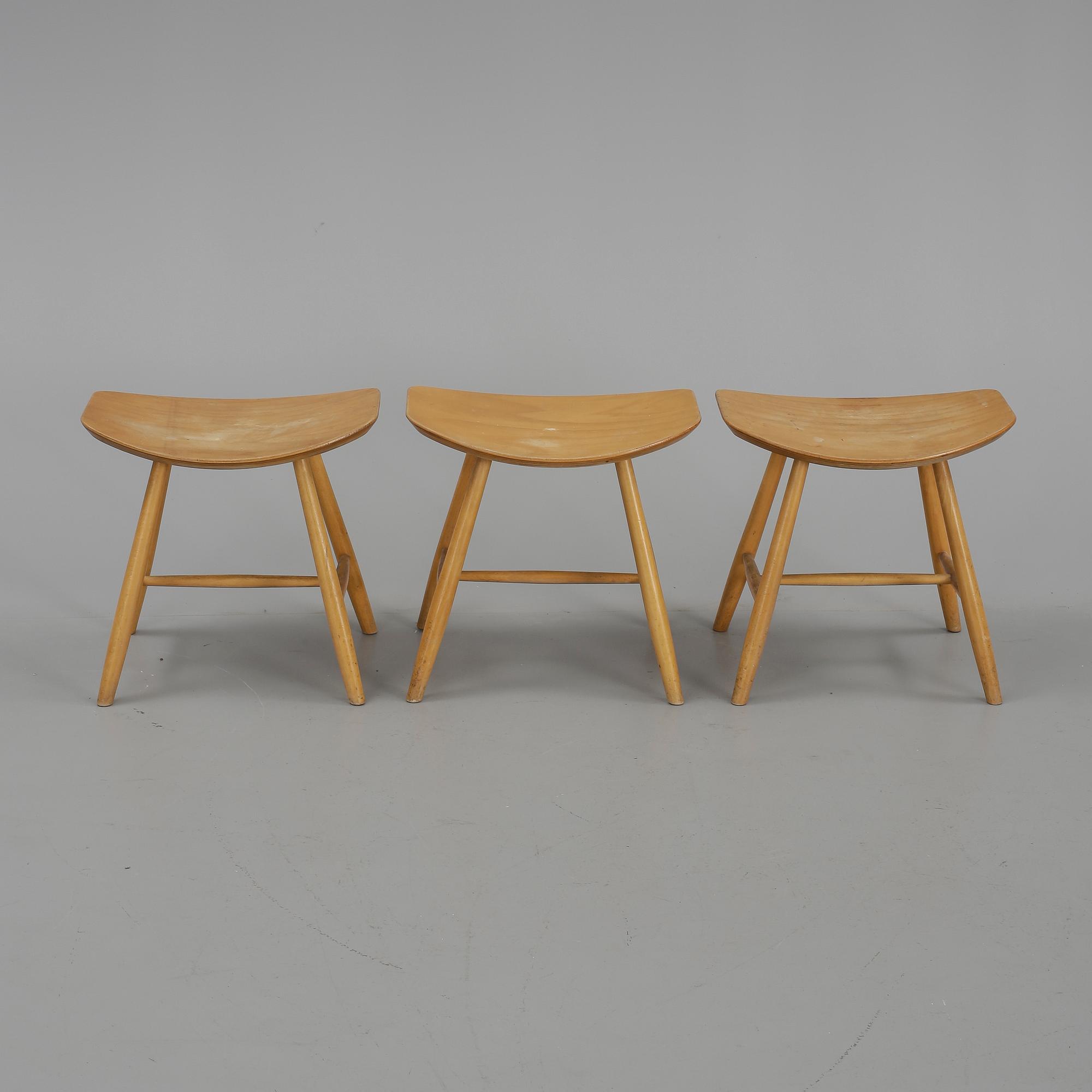 PALL, 3 st, Co-Op Möbler, 1950-tal.
