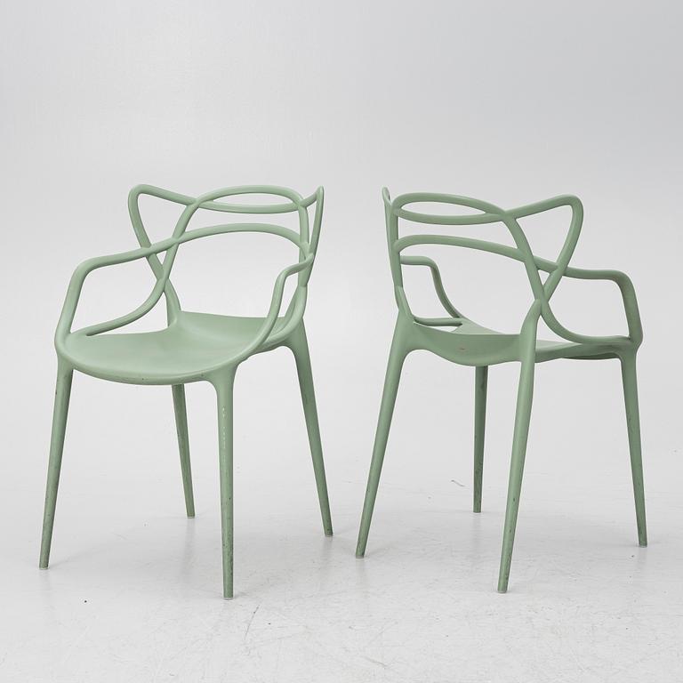 Philippe Starck, & Eugeni Quitllet, stolar, 6 st, "Masters" Kartell, Italien.