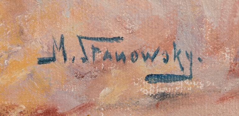 MIKAEL STANOWSKY, oil on canvas, signed.