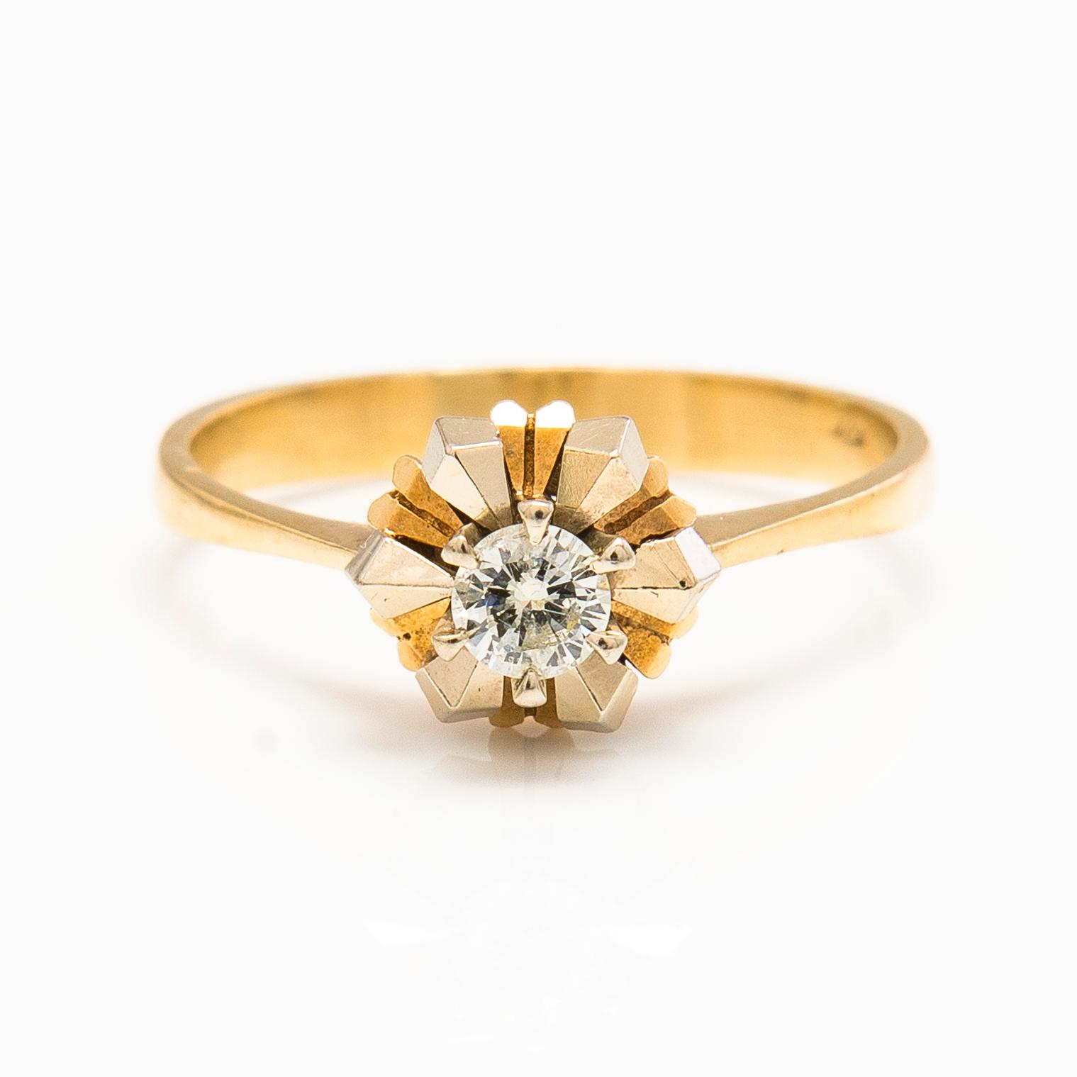 SORMUS, 18K kultaa, timantti n. 0.25 ct.