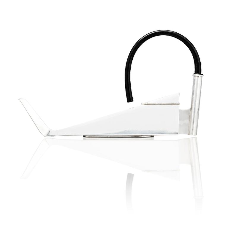 Karlheinz Sauer, kanna, egen studio, Kalmar 2016, sterling silver.