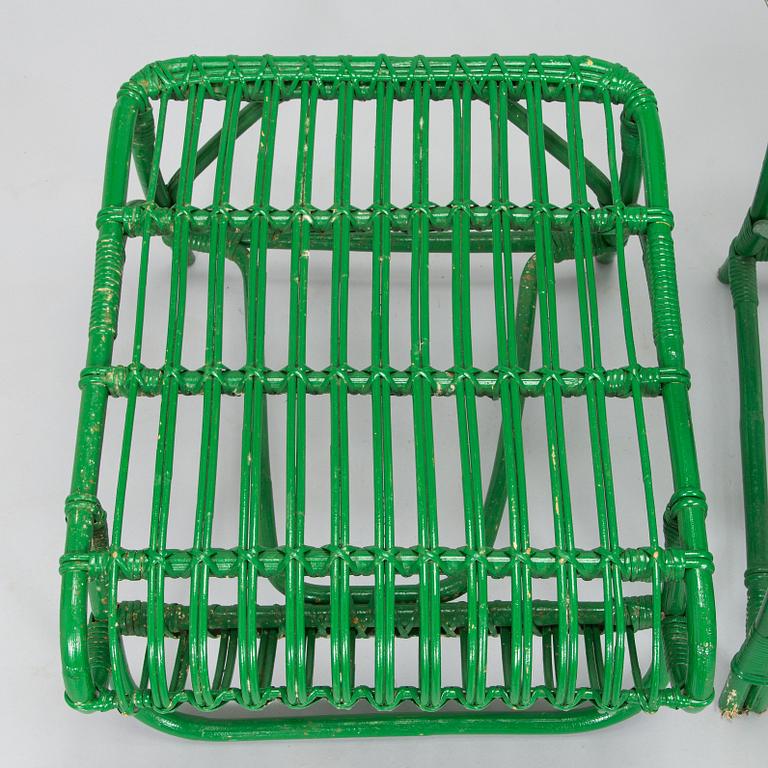 Puutarhatuoli/ lepotuoli, malli  153 ja rahi, malli 1514, Artekin piirustuskonttori, 1950-luvun alku.