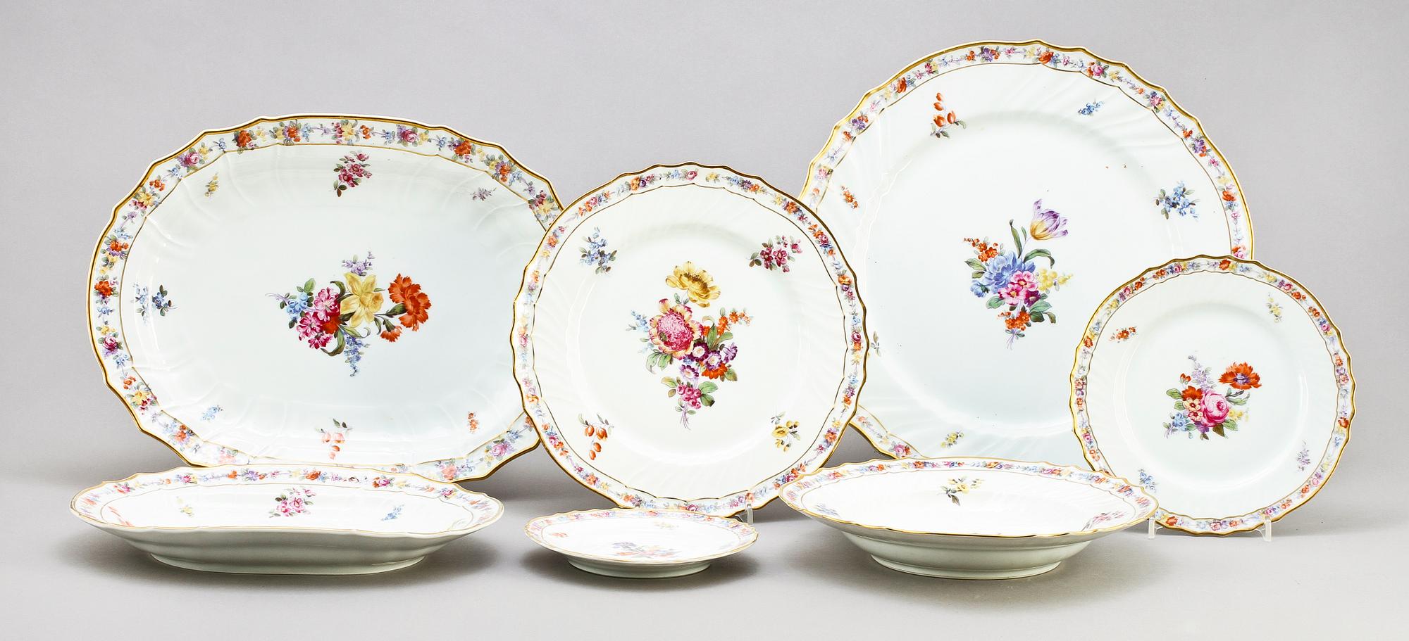 SERVIS, porslin, 109 delar, Bauscher Weiden, Tyskland, 1900-tal.
