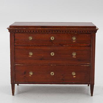 Chest of drawers, Late Gustavian, circa 1800.