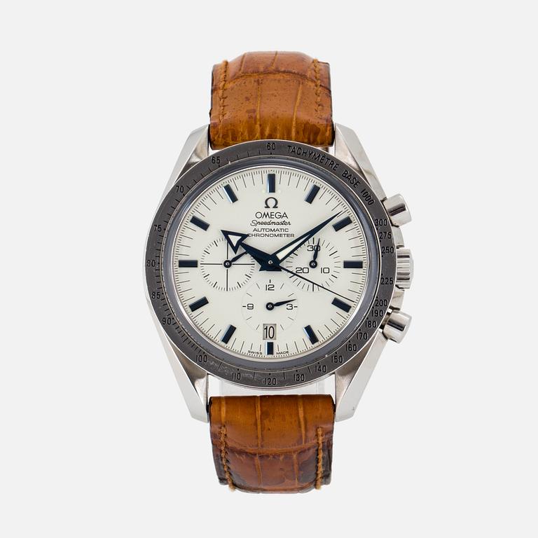 OMEGA, Speedmaster, Broad Arrow, "Tachymètre Base 1000", Chronometer, chronograph, wristwatch, 42 mm,