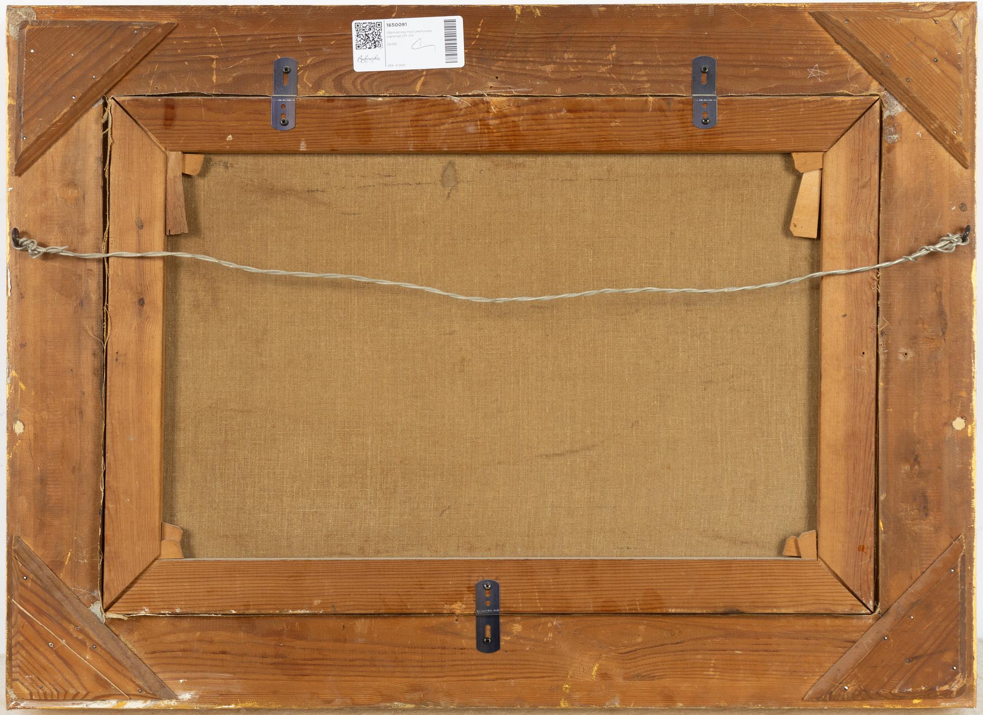 English school, 20th century, Hunting dogs.