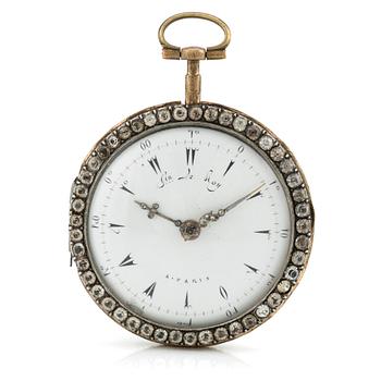 Julien Le Roy à Paris, a pair case pocket watch for the turkish market, mid 19th century.