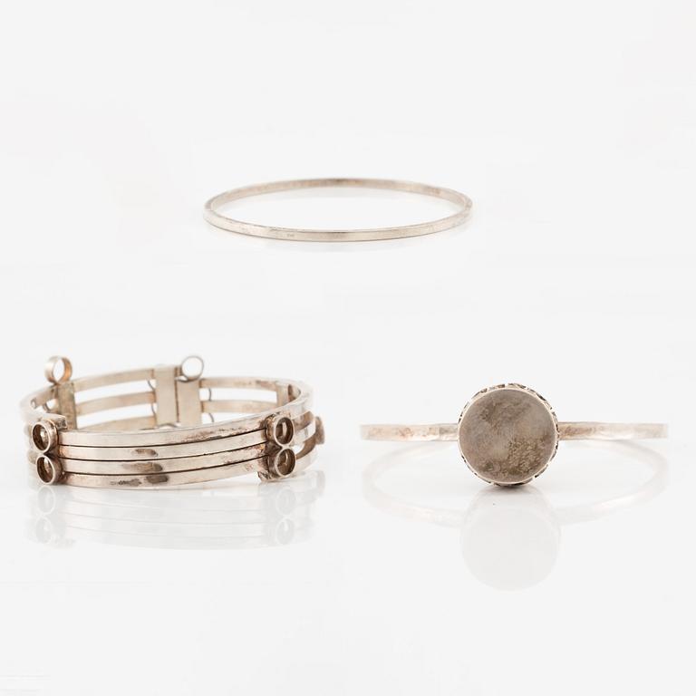 Lars Arby, three bracelets, Gothenburg including 1968 and 1969.