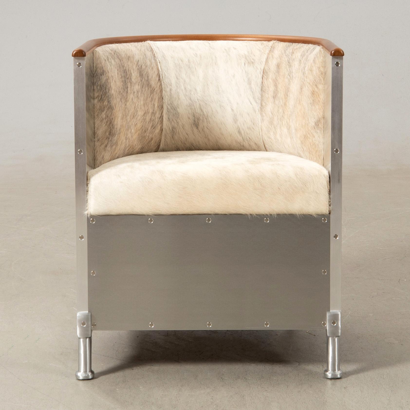 Mats Theselius, armchair "Aluminium Chair", Källemo.