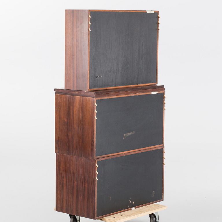 HYLLSYSTEM, 32 delar, "Royal System", Poul Cadovius, Danmark. 1960-tal. Cites-intyg.