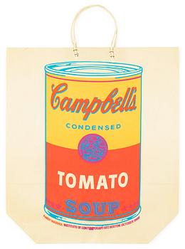 Andy Warhol, "Campbell's soup can (Tomato)".