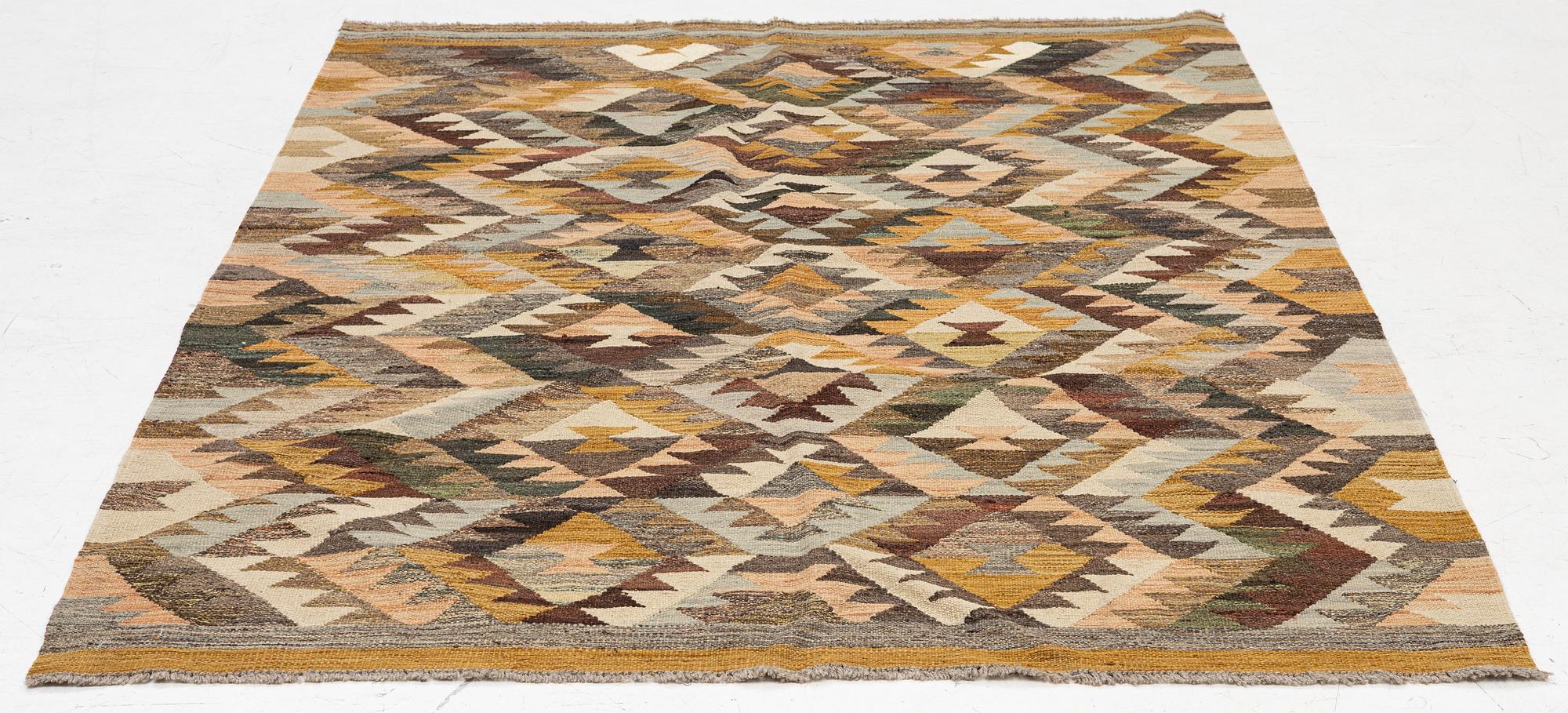 Rug, kilim, Afghanistan, approx. 198 x 145 cm.
