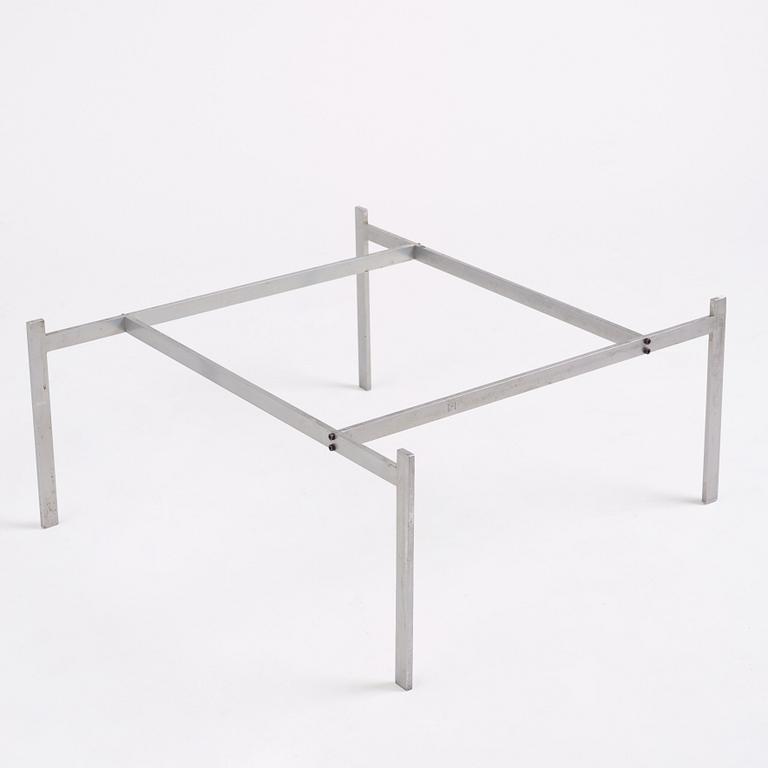 Poul Kjaerholm, a black stone top 'PK61' table, edition E Kold Christensen, Denmark.