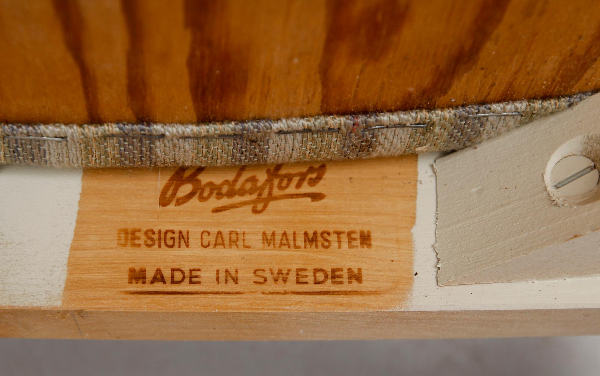 STOLAR, 6 st, "Herrgården", Carl Malmsten, Bodafors, 1900-talets andra hälft.