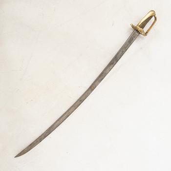 A Danish sabre, 18th/19th century.