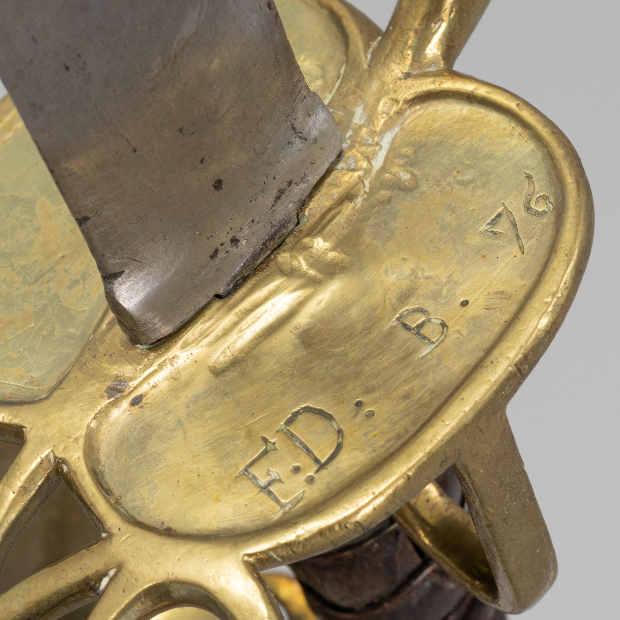 A Danish cavalry sword 1785 pattern.