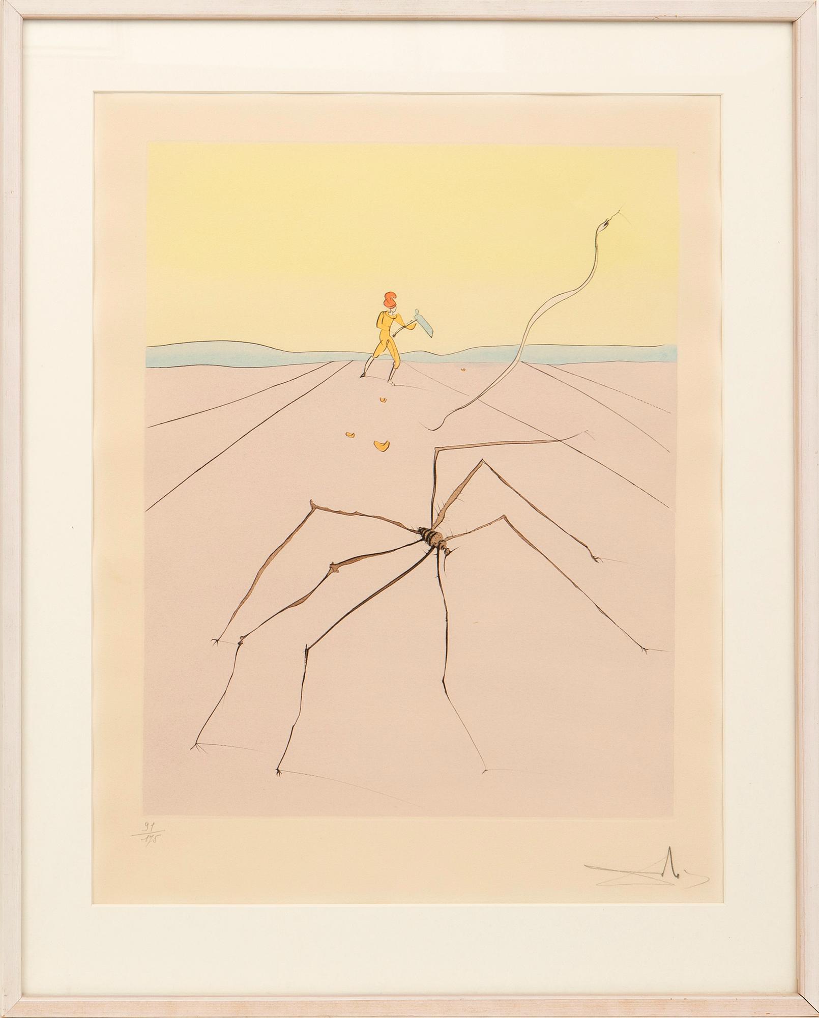 Salvador Dalí, "Kumo the Weaver", 1976.